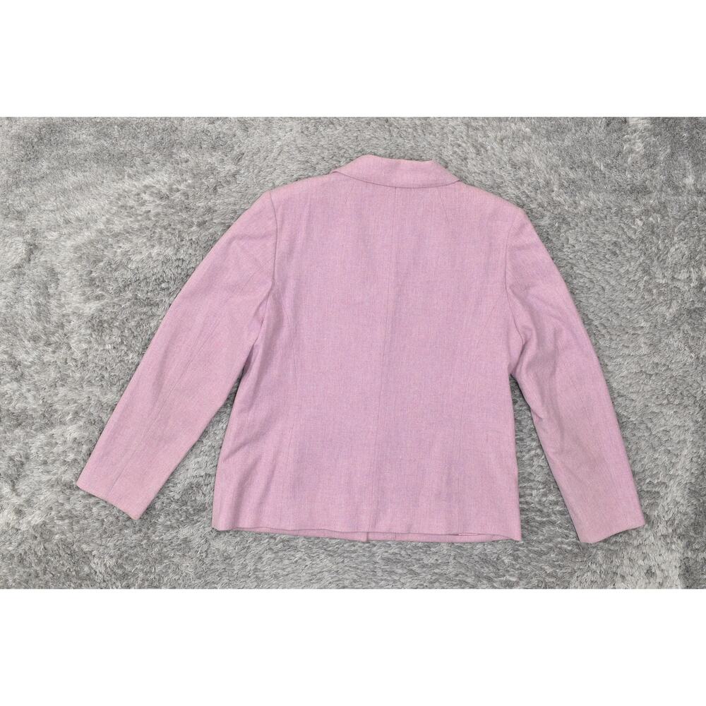 Pendleton Purple 100% Virgin Wool Button Blazer W… - image 3